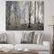Designart - Dark Morning in Forest Panorama - Landscape Canvas Art Print